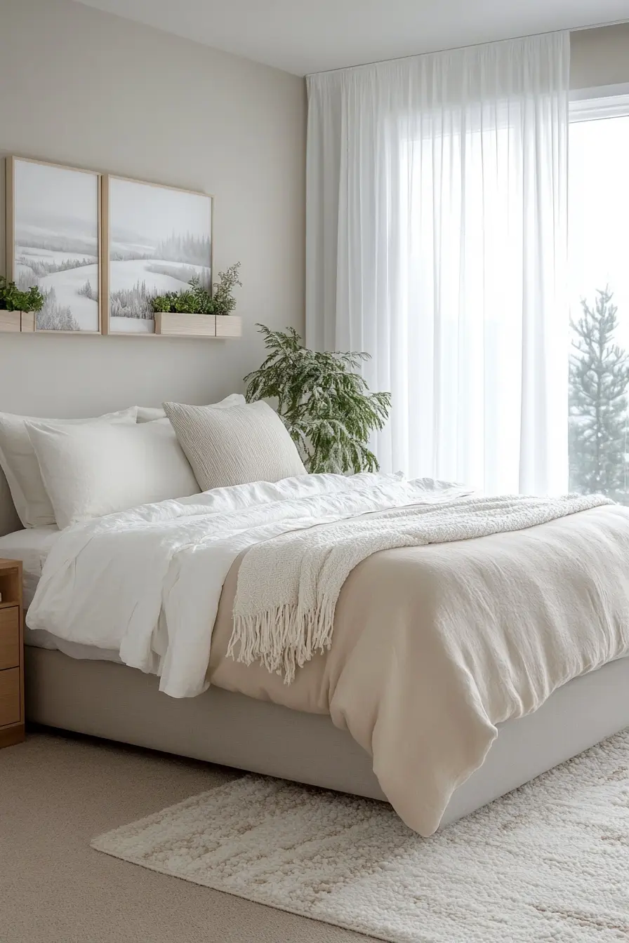 Achieve Cozy Minimalism Winter Bedroom Decor Tips