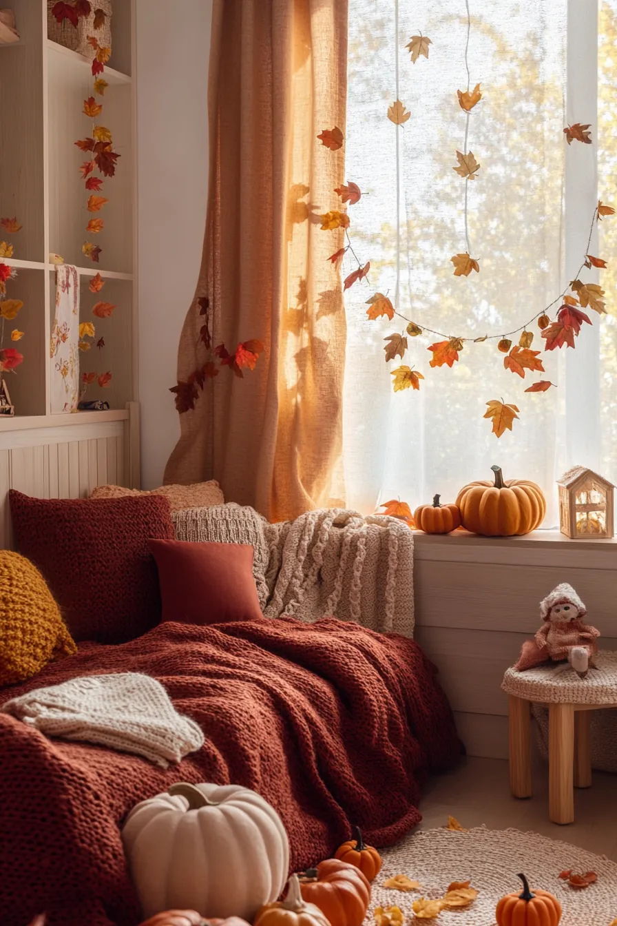 Autumn Harvest Kids Room Decorating Inspiration for Cozy Seasonal Vibes