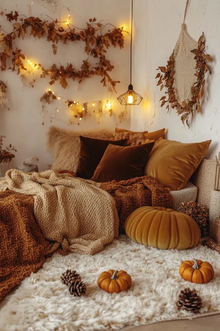 Autumn Inspired Cozy Kids Bedroom Ideas for Warmth and Comfort