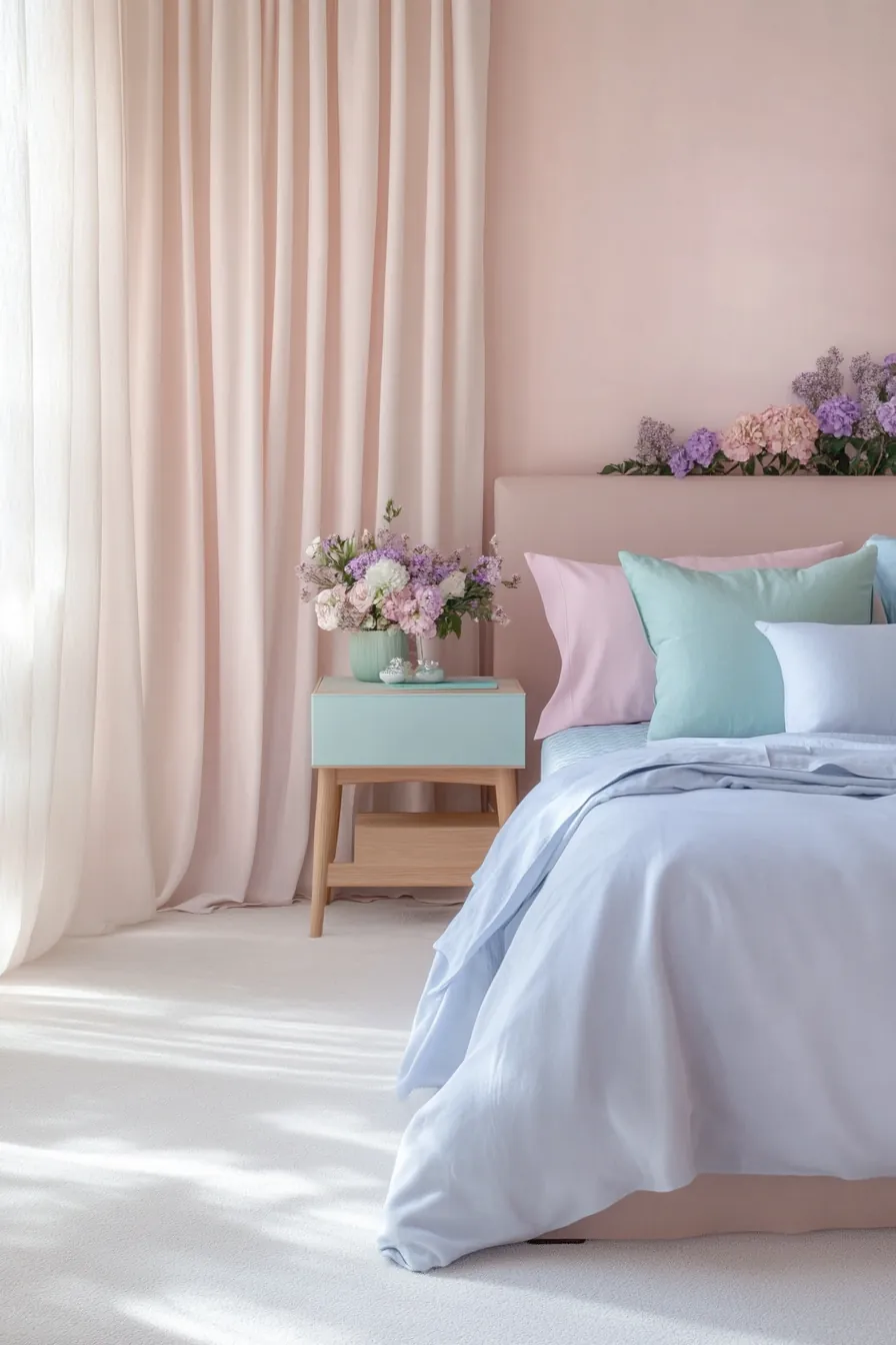 Beautiful Spring Pastel Bedroom Decor Ideas to Inspire Your Makeover