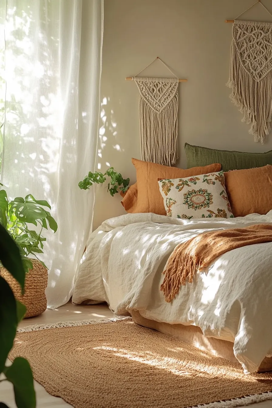 Bohemian Summer Bedroom Textiles for Eco Friendly
