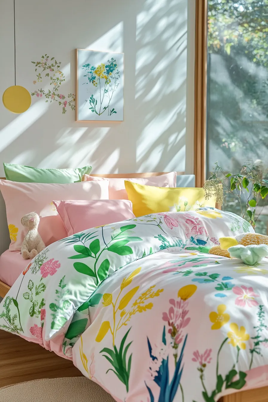 Bright Spring Inspired Bedding for Kids That Sparks Joy and Creativity