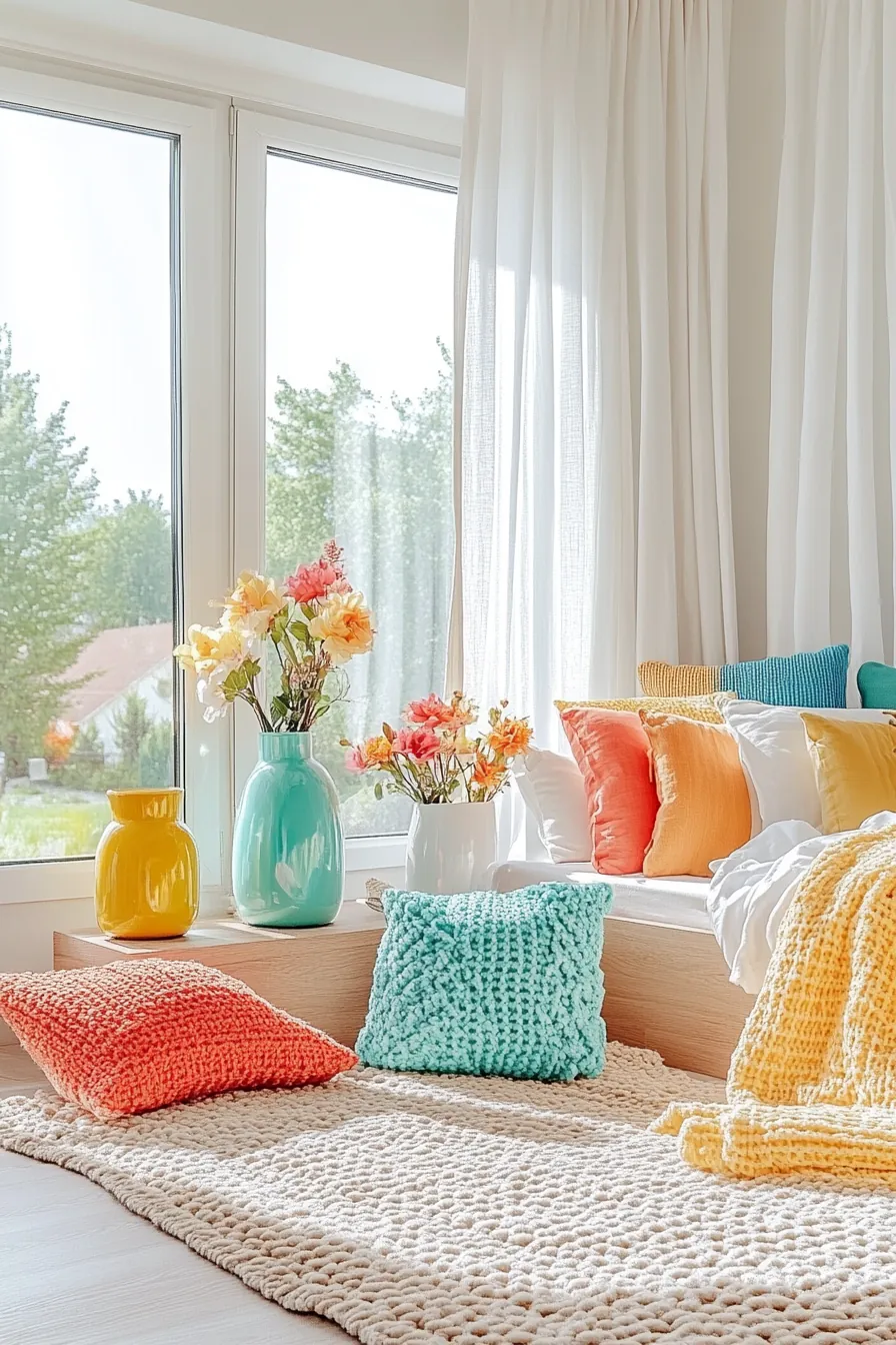 Bright Summer Bedroom Accessories Ideas to Refresh Your Space with Vibrant Touches