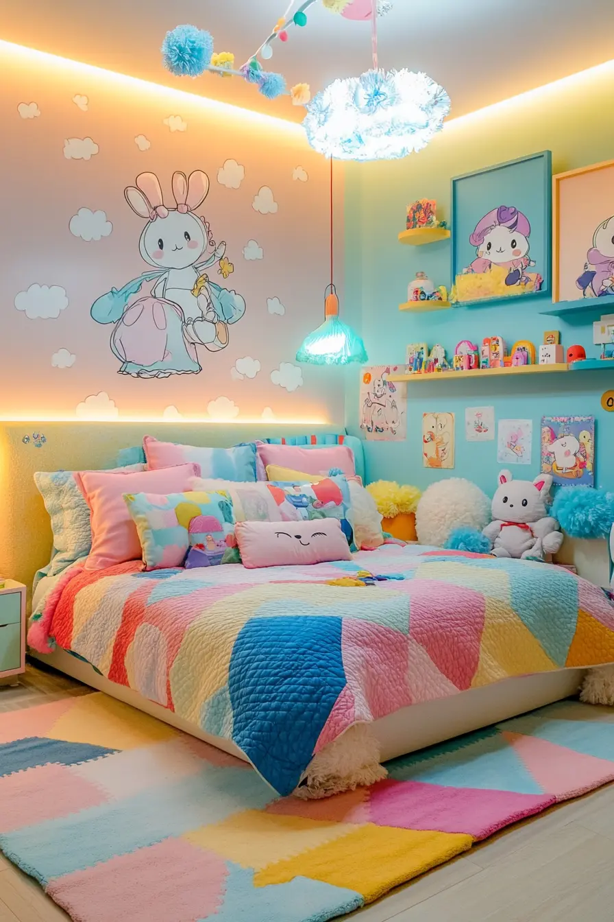 Bright and Playful Bedroom Decor for Little Ones