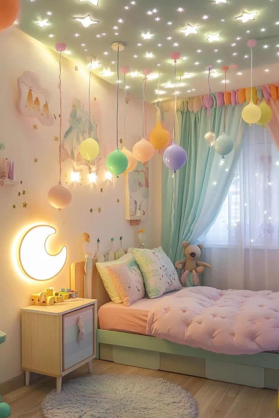 Brighten Their World with Playful Kids Room Lighting Ideas