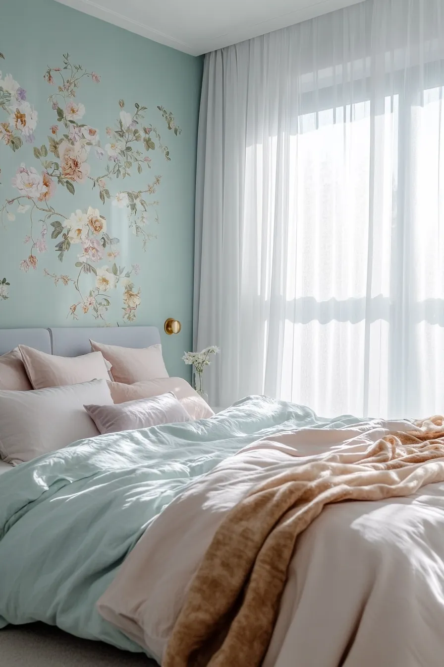 Brighten Your Home with Spring Pastel Bedroom Wall Inspiration