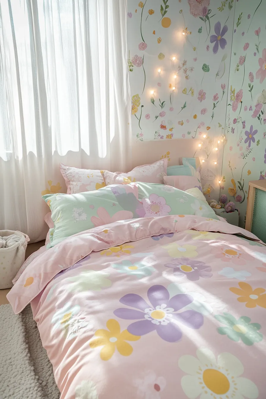 Brighten Your Kids Bedroom with Spring Inspired Floral Bedding for Children