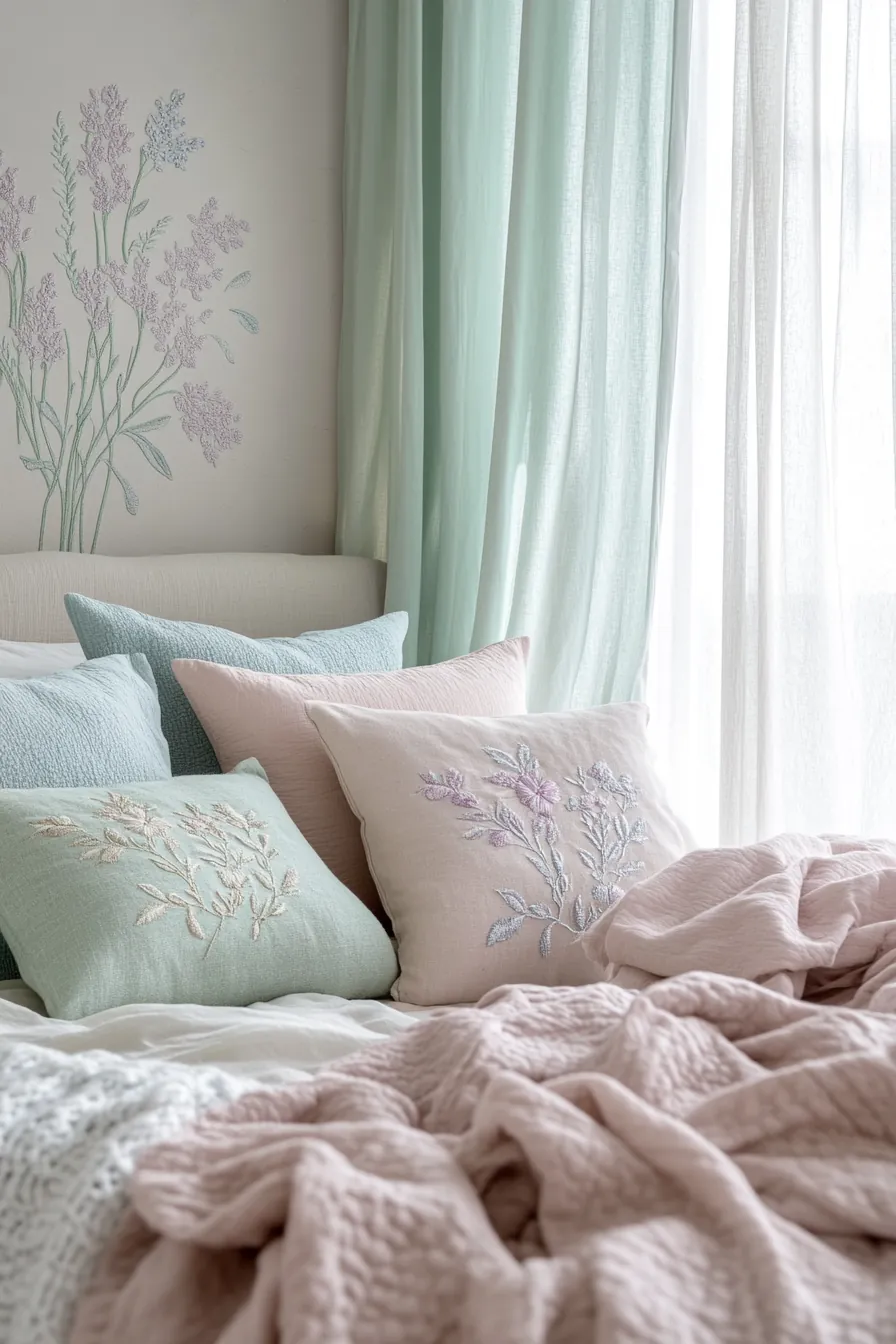 Brighten Your Space with Pastel Spring Bedroom Color Palettes