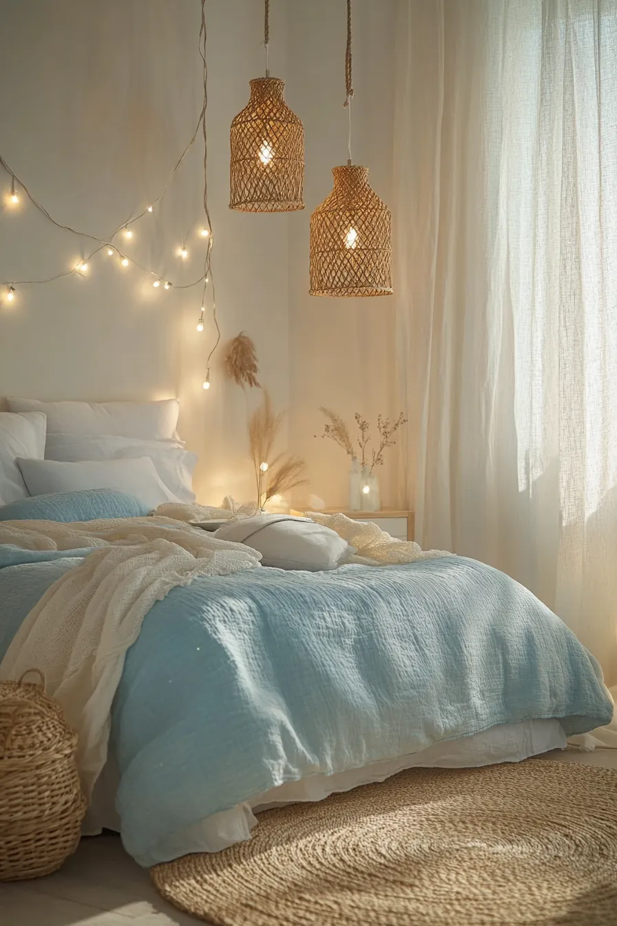 Brighten Your Space with Summer Coastal Bedroom Lighting Accents