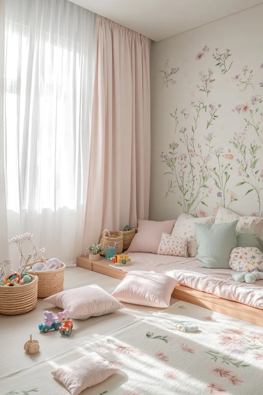 Brighten your space with floral spring room decorations kids bedroom inspiration