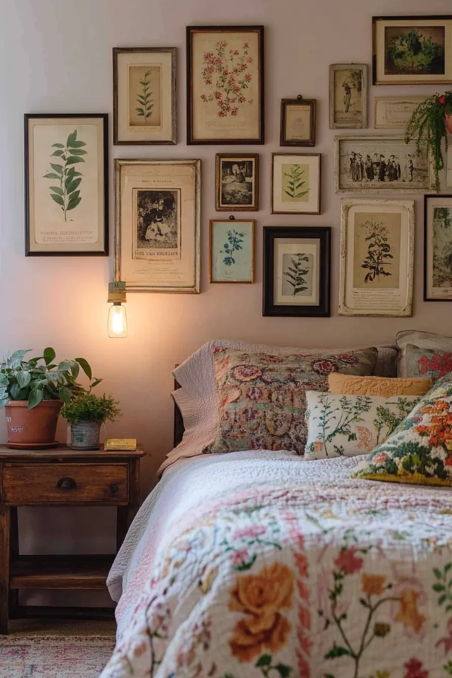 Bring Nostalgia to Life with Vintage Wall Art in Bedrooms