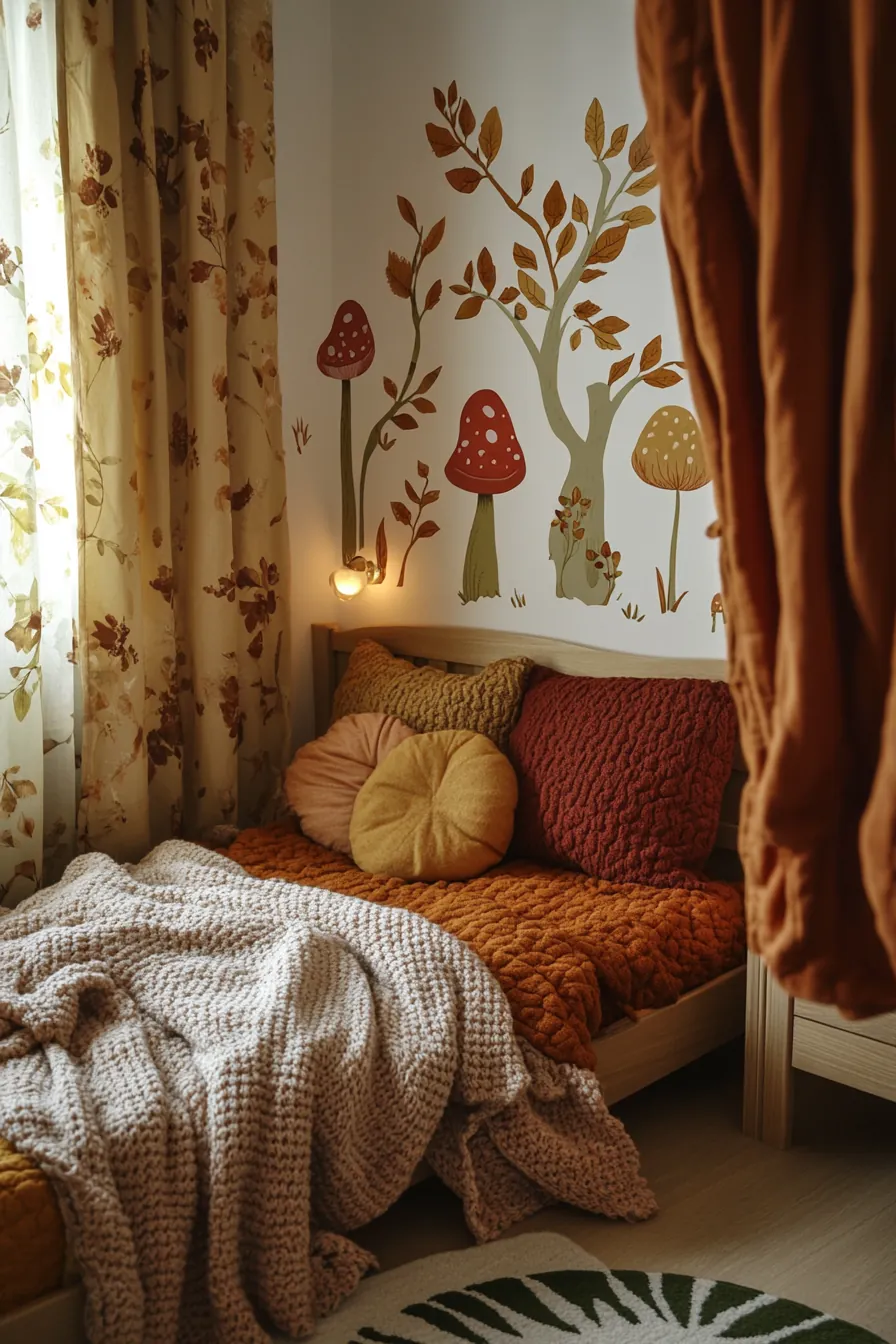 Bring the Outdoors In with Autumn Woodland Theme Bedroom Kids Style