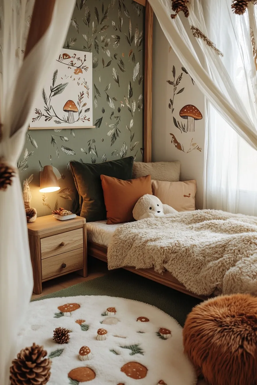 Bring the Outdoors In with Seasonal Woodland Theme Kids Bedrooms that Spark Imagination