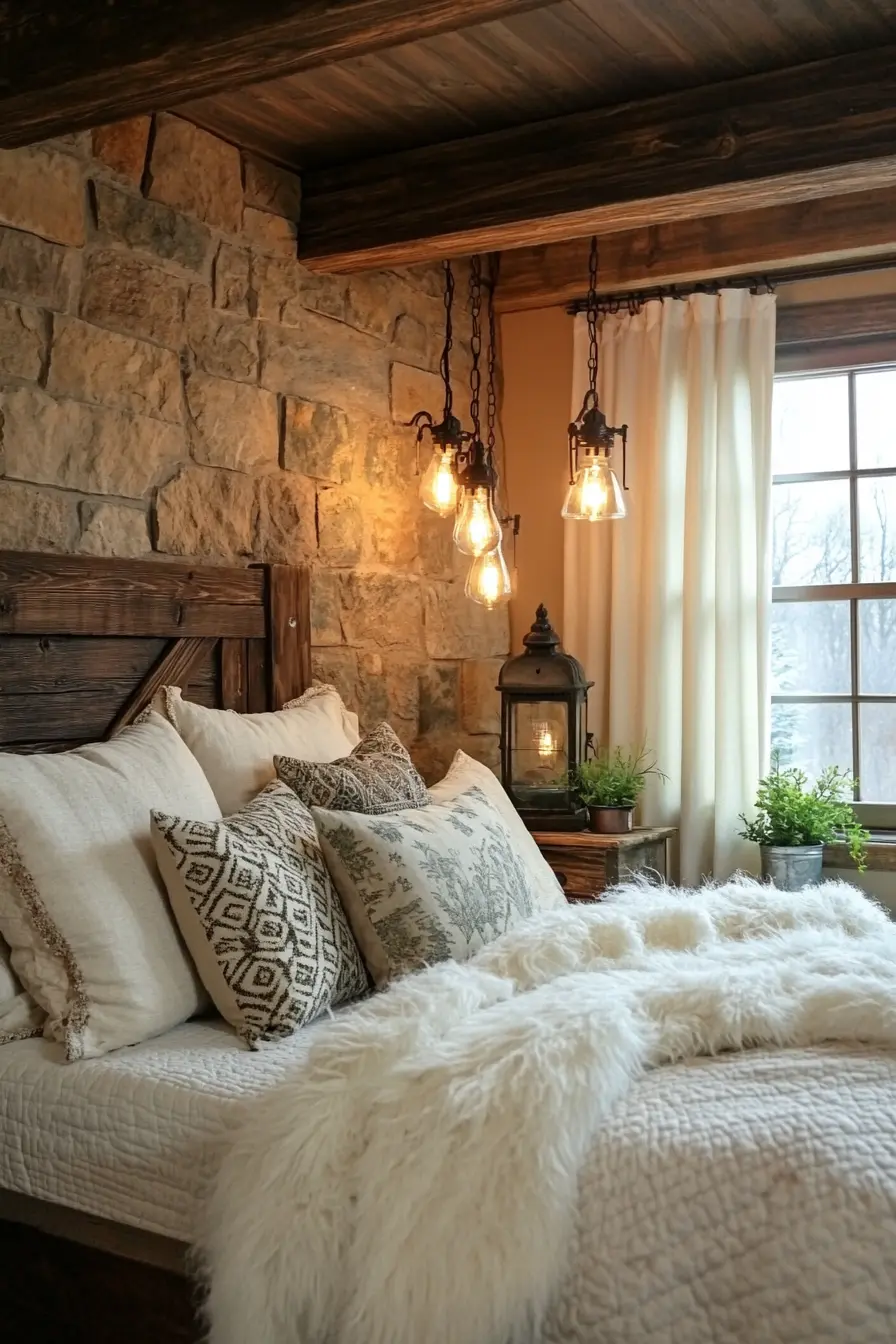 Charming Rustic Lighting Ideas for Dreamy Bedrooms