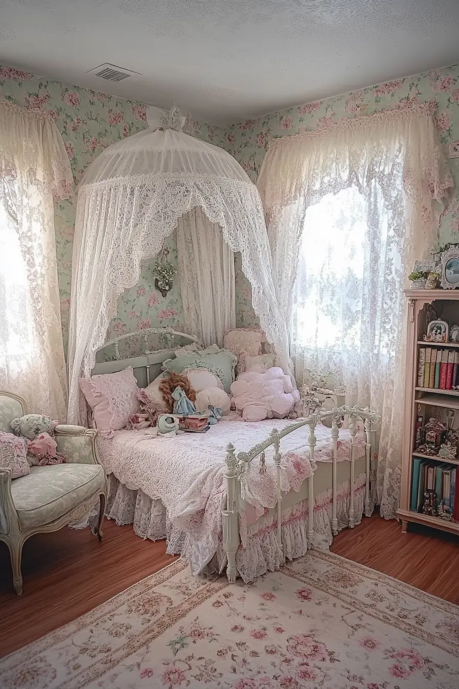 Charming Vintage Ideas for a Dreamy Girls Bedroom
