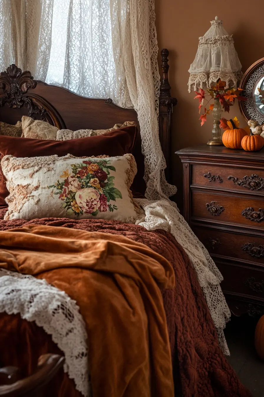 Charming Vintage Seasonal Bedroom Decor Concepts to Try