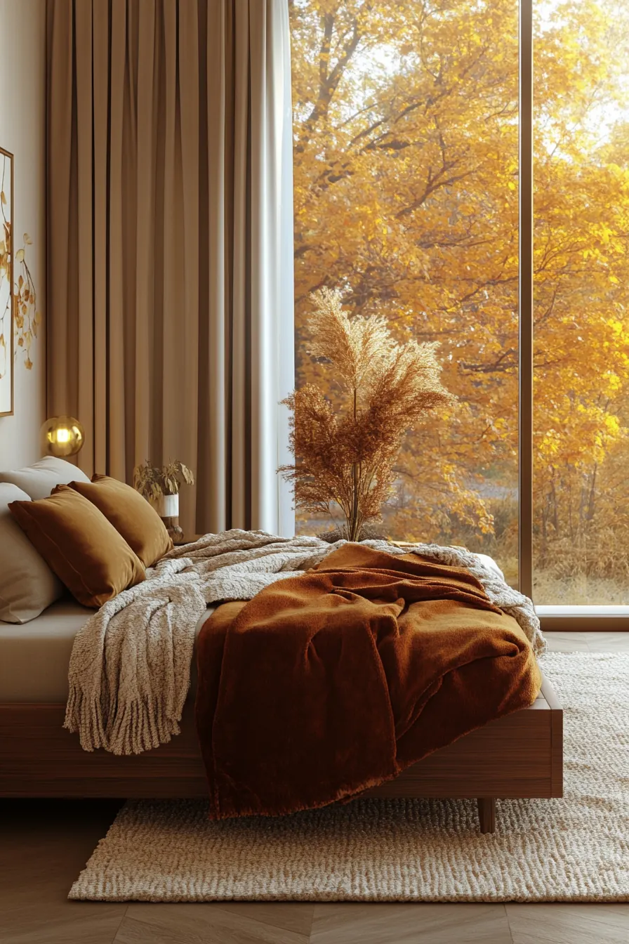 Chic Fall Bedroom Decor Essentials for a Cozy Modern Luxe Ambiance