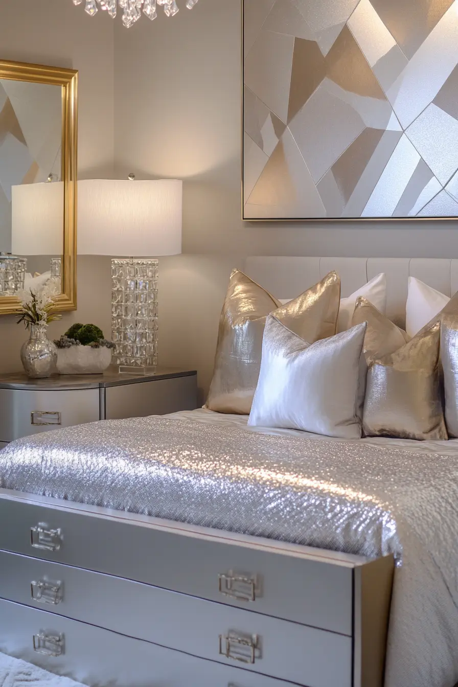 Chic Metallic Touches to Transform Your Bedroom