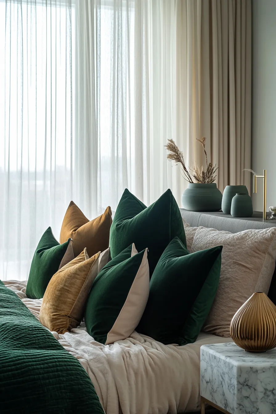 Chic and Cozy Seasonal Modern Luxe Bedroom Accessories Ideas