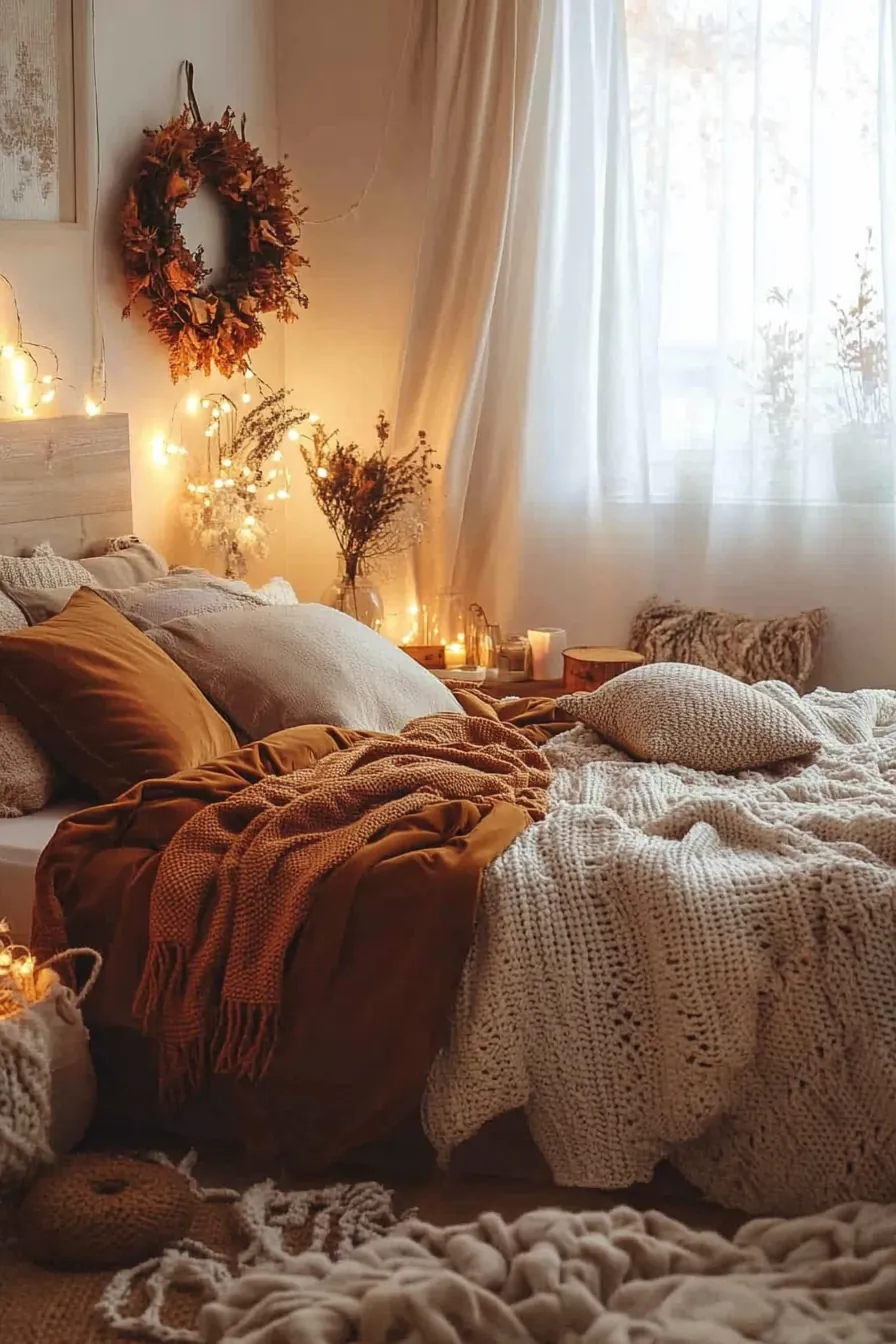 Cozy Autumn Bedroom Decor Ideas to Inspire Serenity