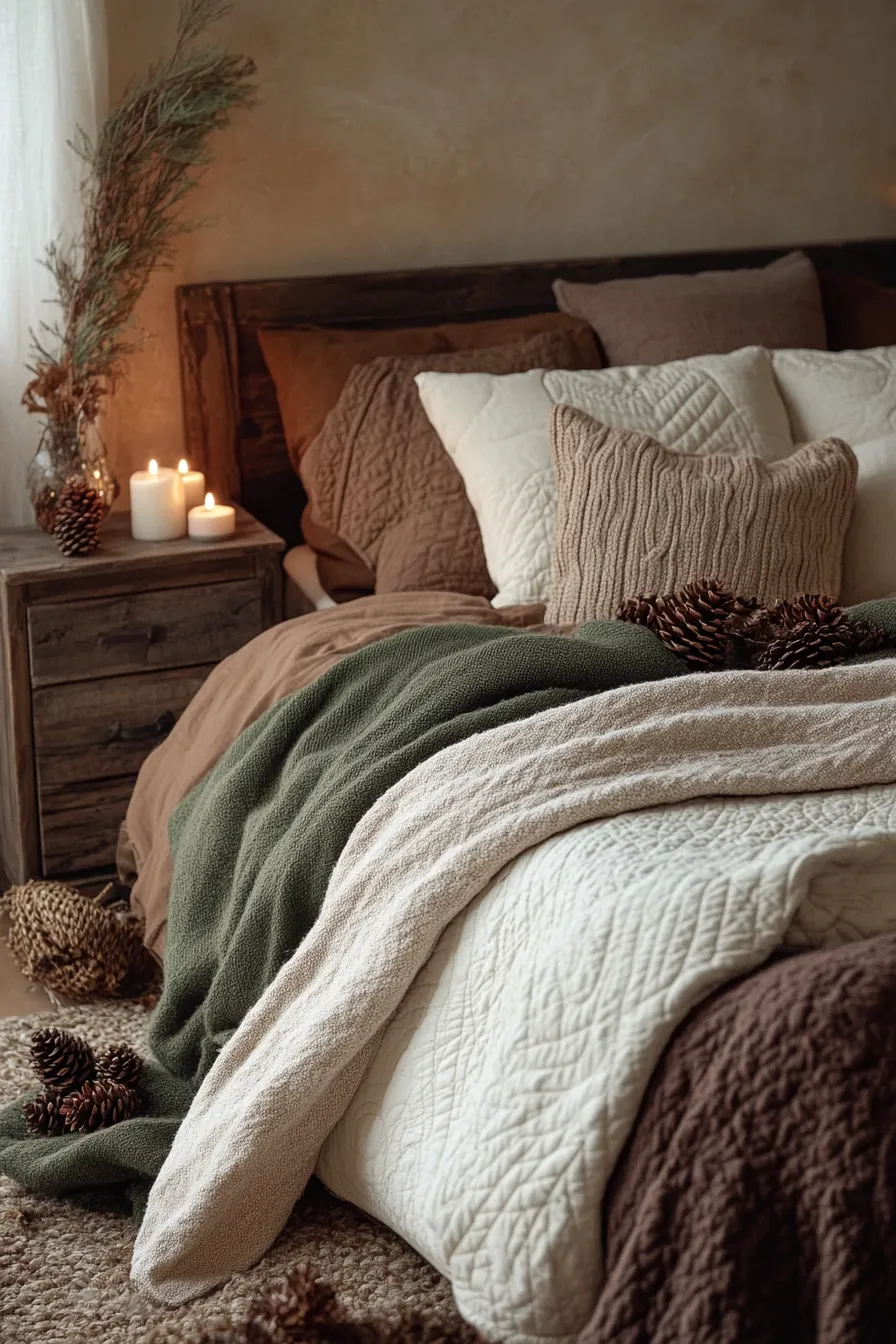 Cozy Rustic Winter Bedding Ideas for a Charming Bedroom Refresh