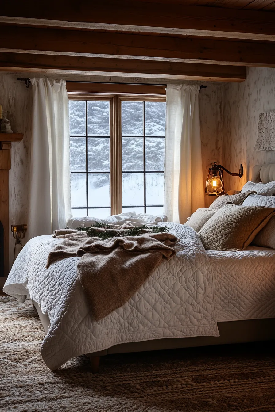 Cozy Winter Cottage Bedroom Decor for Ultimate Warmth
