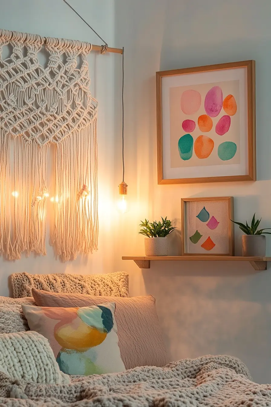 Crafting Charm Handmade Wall Decorations for Bedrooms