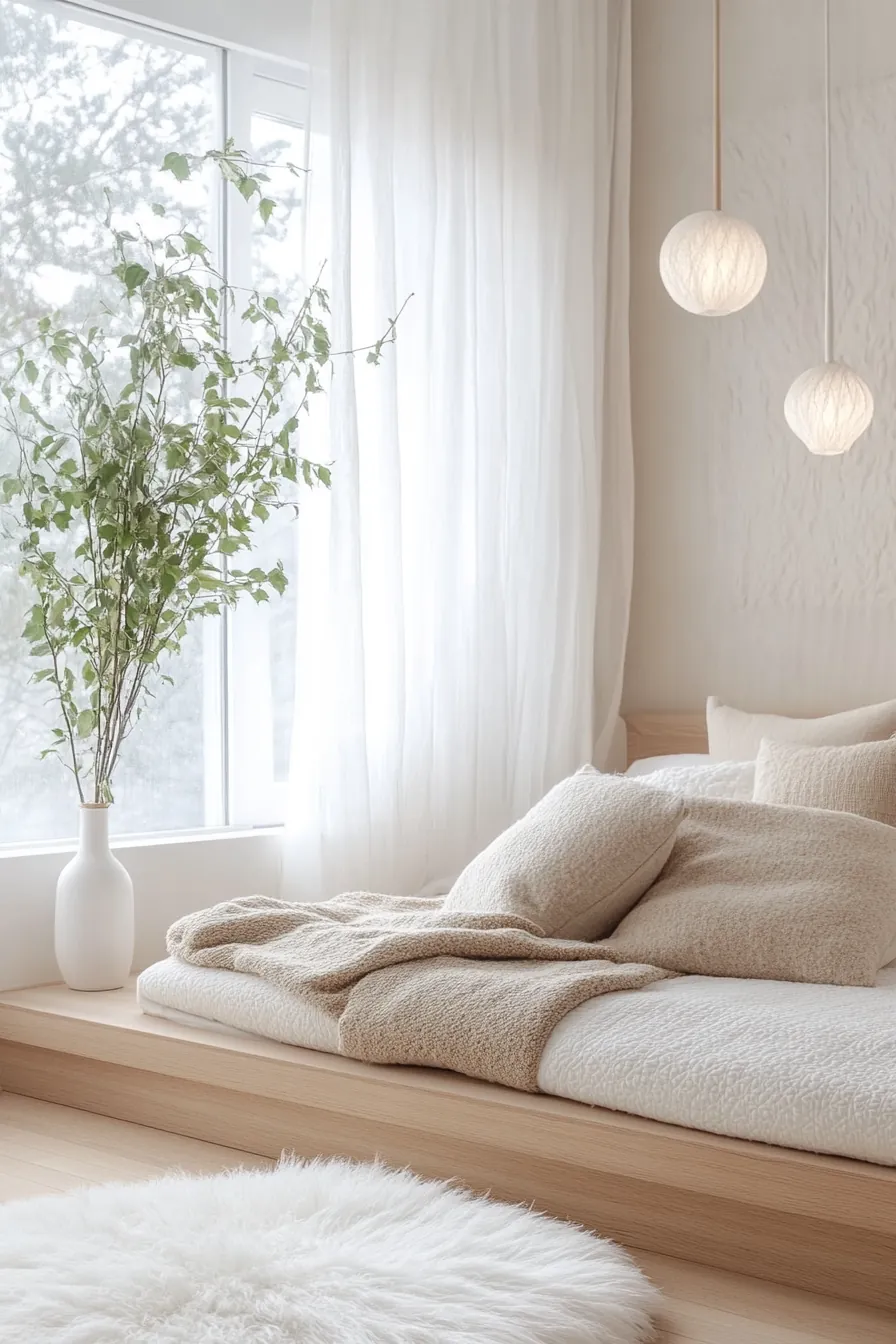 Create Calm and Comfort with Minimalist Winter Retreat Bedroom Styling