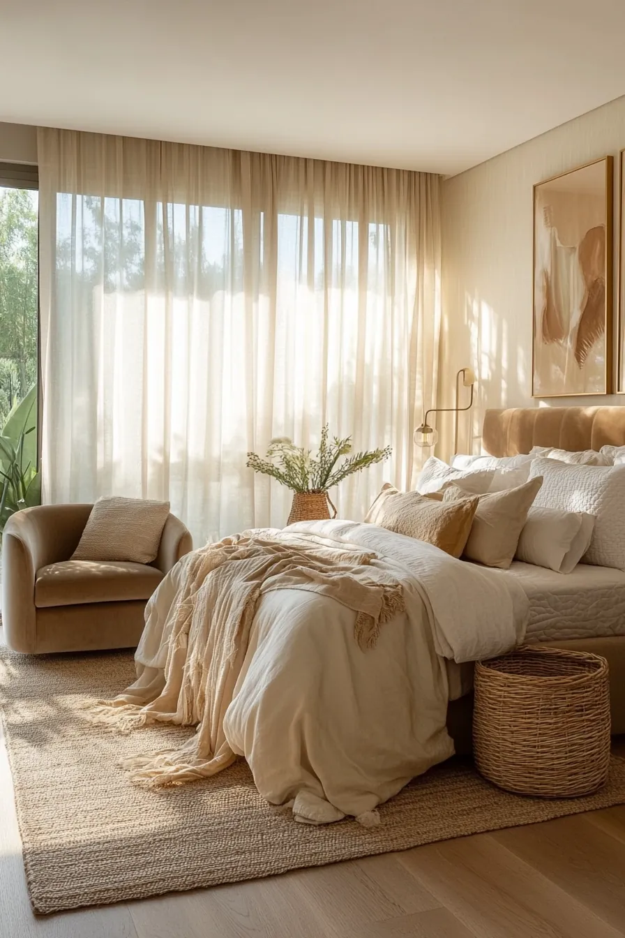 Create Cozy Elegance with Warm Summer Luxury Bedroom Themes