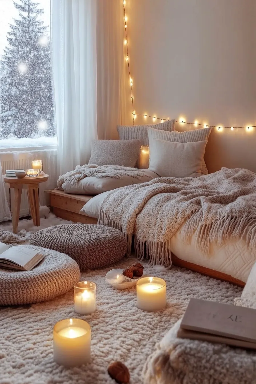 Create Cozy Vibes with Hygge Inspired Bedroom Decor Winter Essentials