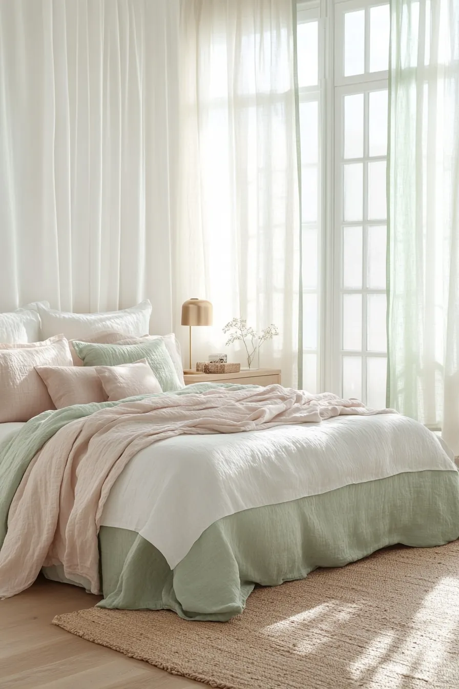 Create Serene Comfort with Fresh Spring Linen Bedroom Decor and Modern Luxe Elements