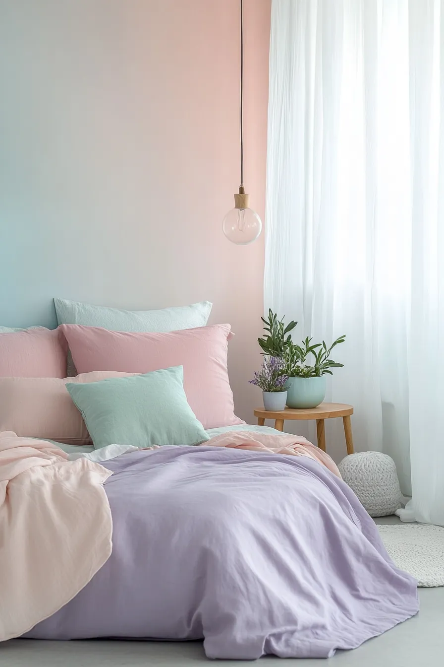 Create Serenity with Spring Pastel Bedroom Color Schemes