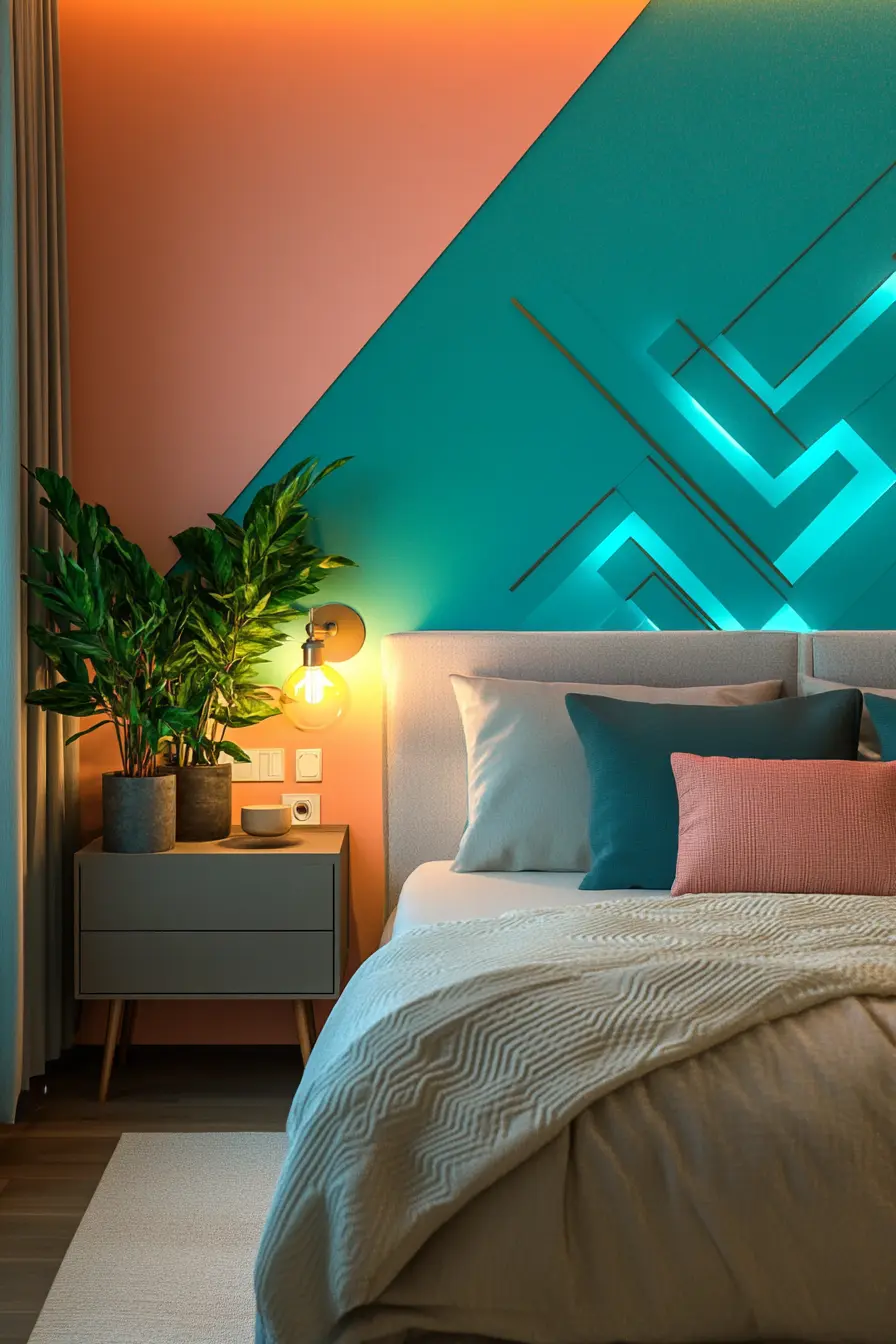 Create Vibrant Ambiance with Accent Walls in Your Bedroom