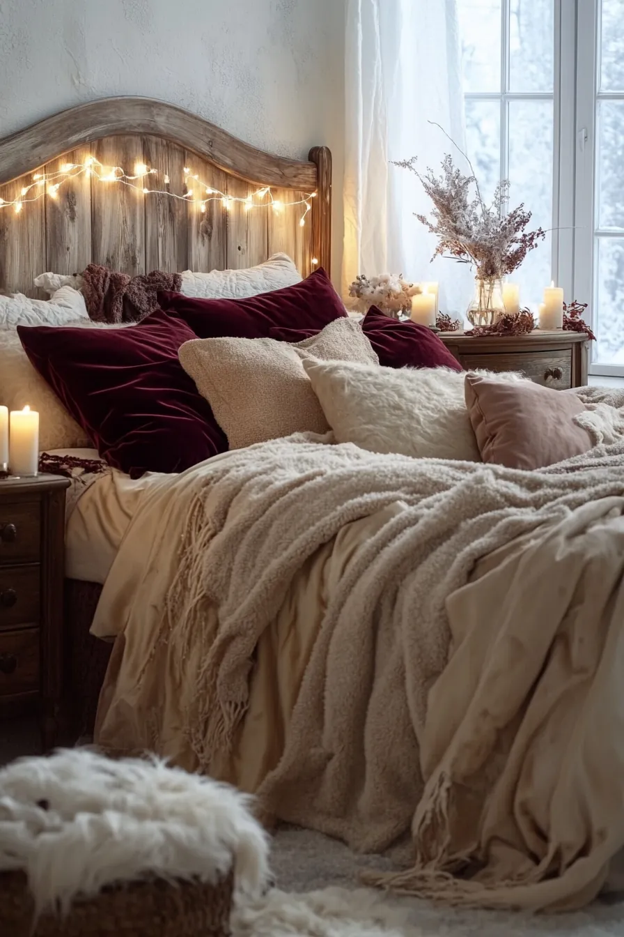 Create Warmth and Elegance with Romantic Winter Bedroom Design Touches