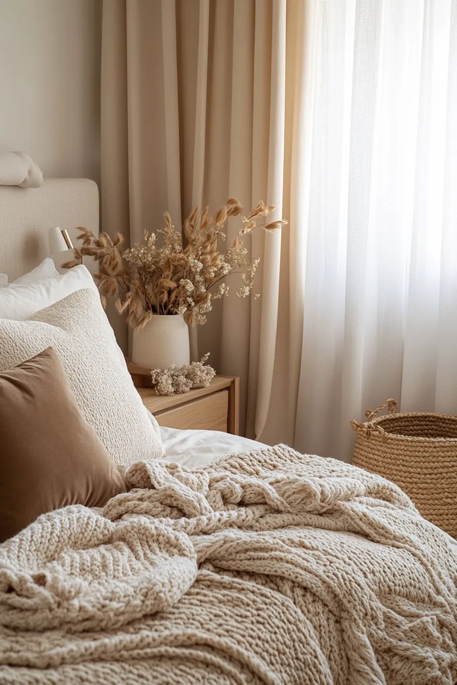 Create Warmth and Style Using Autumn Bedroom Aesthetics Cozy Neutrals