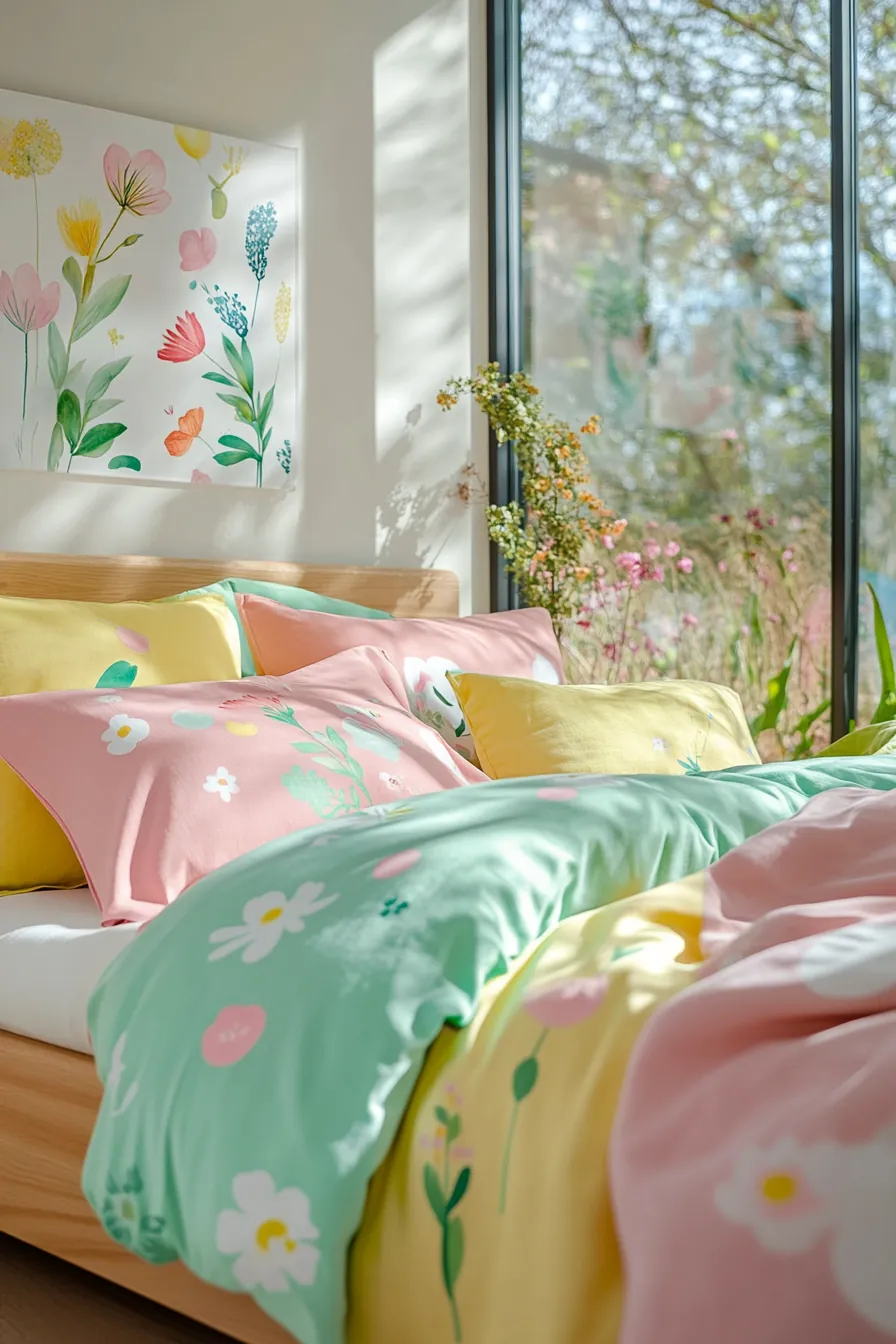 Create a Cheerful Ambiance with Bright Spring Inspired Bedding for Kids
