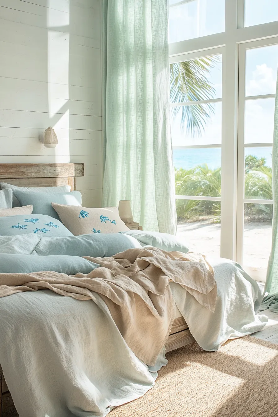 Create a Coastal Haven Using Beach Inspired Summer Bedroom