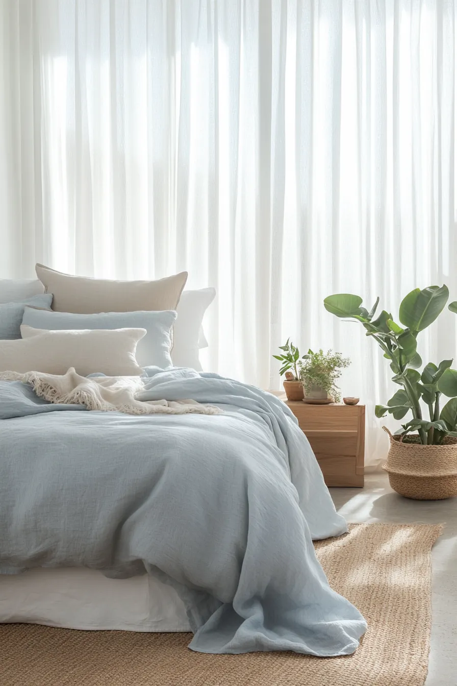 Create a Coastal Summer Bedroom Sustainable Accents for Eco Friendly