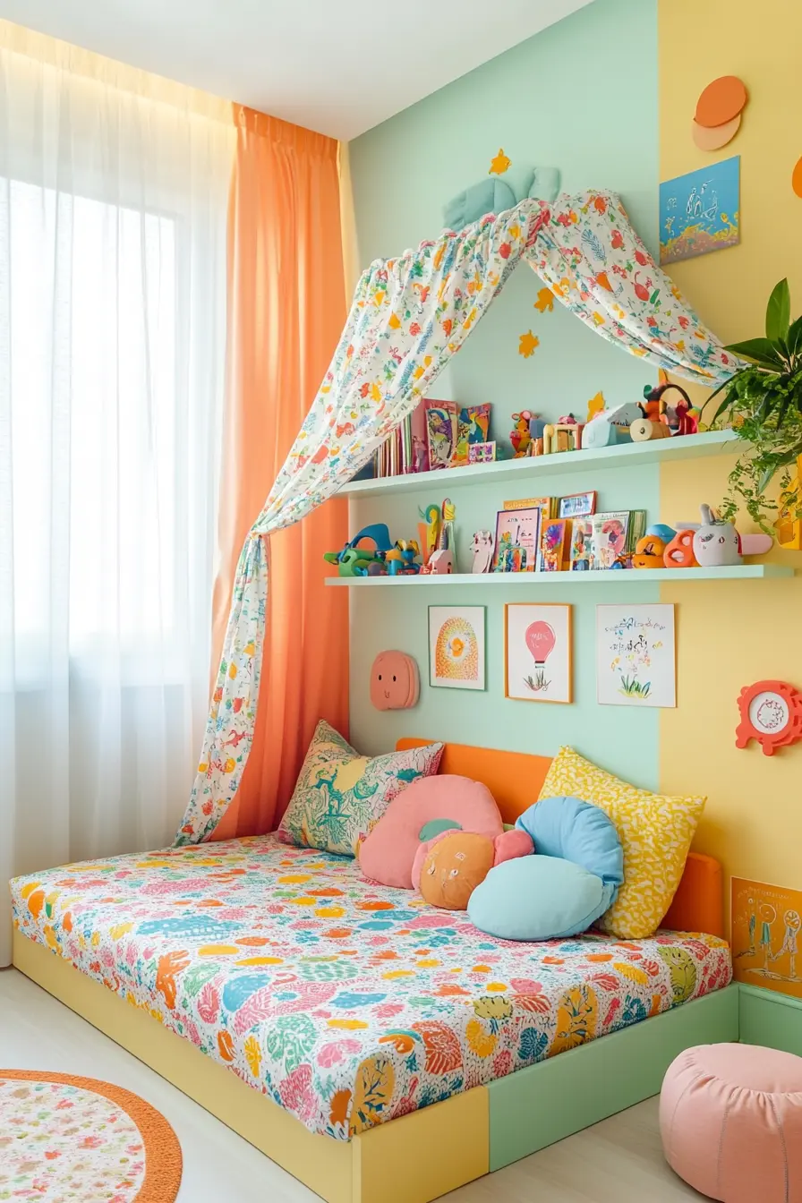 Create a Colorful Oasis with Kids Bedroom Decor