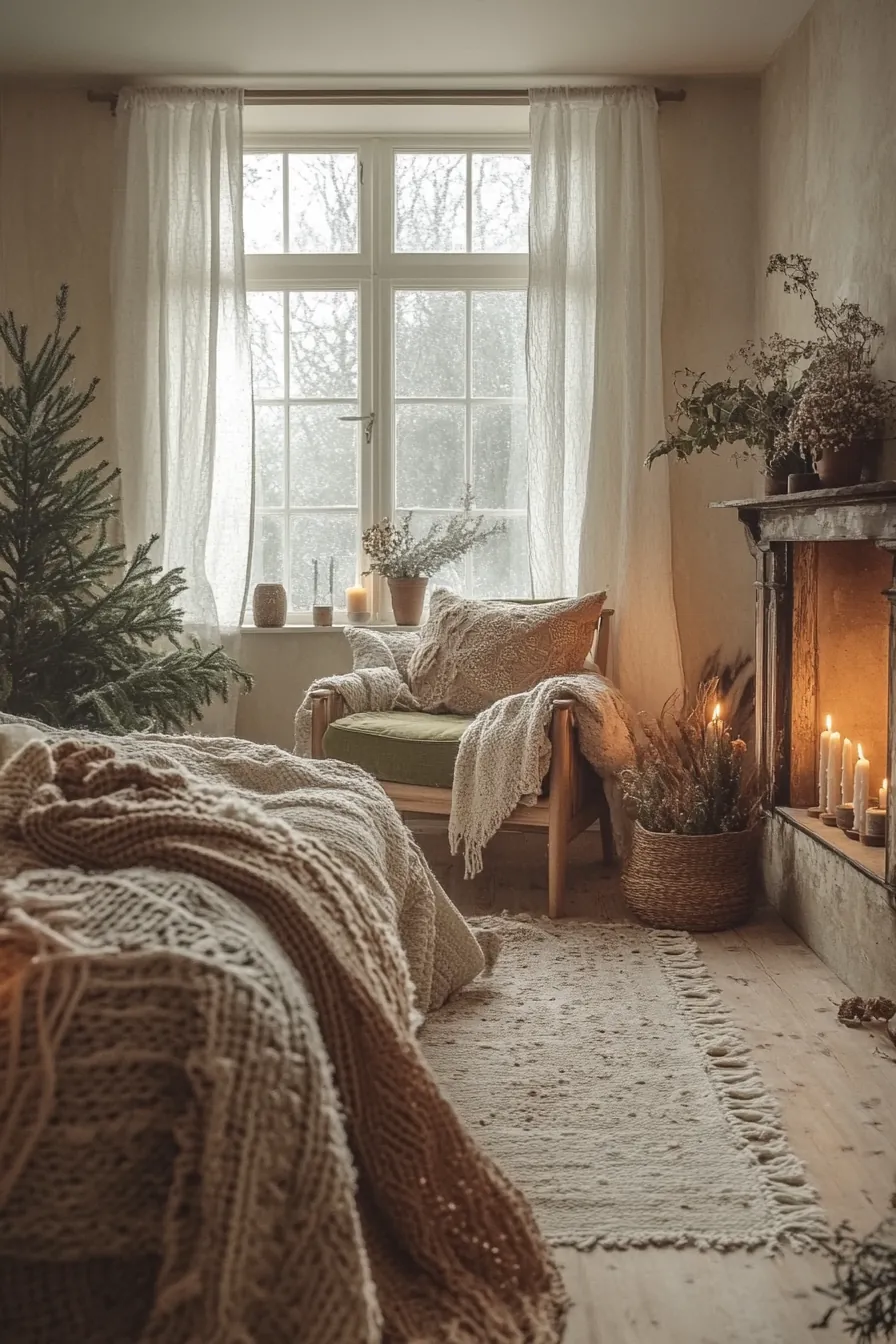 Create a Cozy Cottage Bedroom Hygge Decor Winter Sanctuary