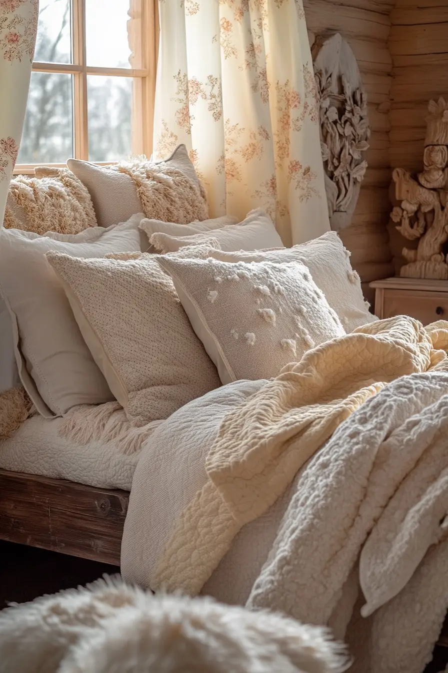 Create a Cozy Cottage Bedroom with Layered Bedding
