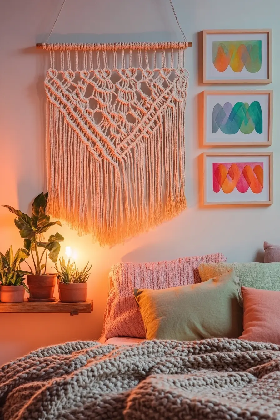 Create a Cozy Retreat with Handmade Bedroom Wall Art
