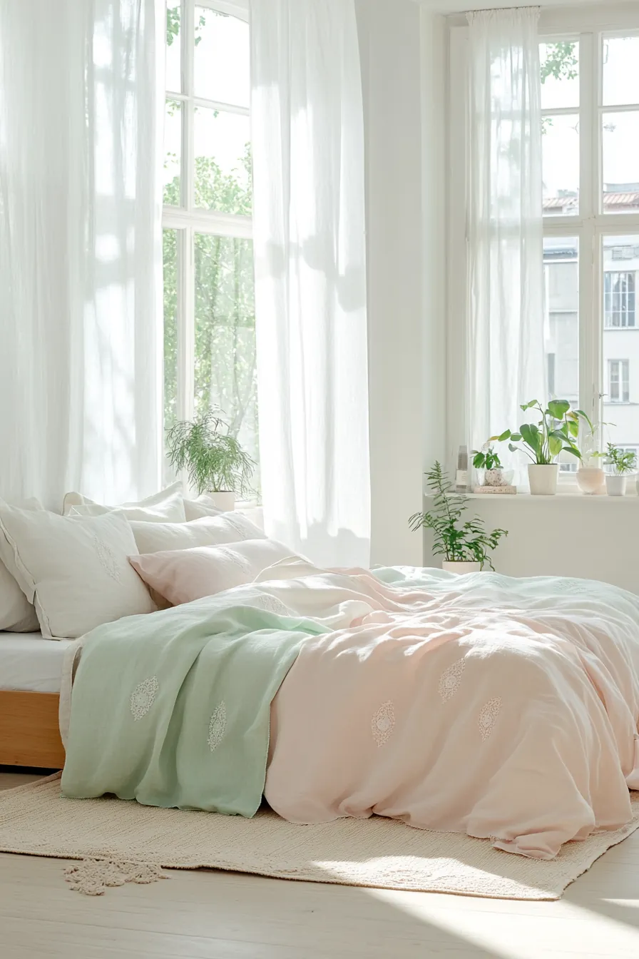 Create a Cozy Retreat with Lightweight Summer Bedroom Textiles Inspiration