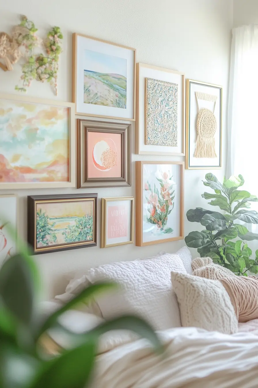 Create a Dreamy Atmosphere with Creative Gallery Wall Ideas