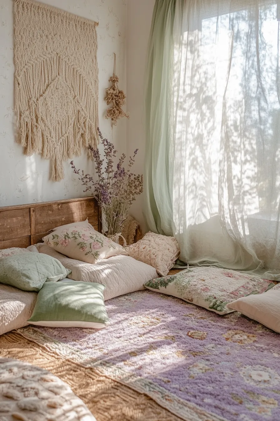 Create a Dreamy Bohemian Vintage Spring Bedroom Colors Palette and Ambiance