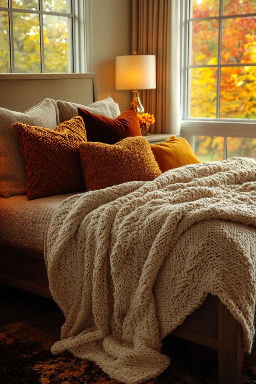 Create a Inviting Fall Atmosphere in Your Bedroom