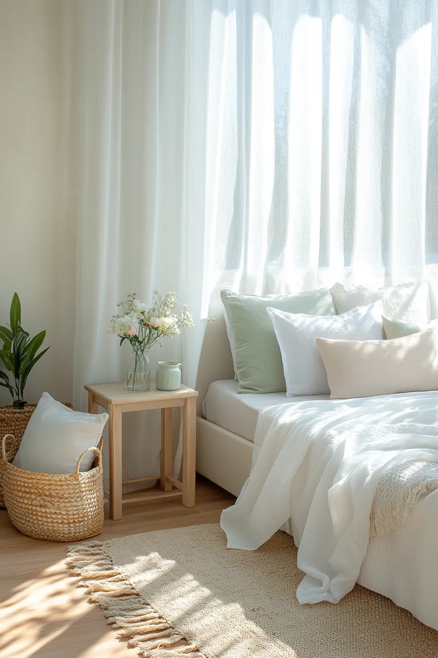 Create a Light Airy Summer Bedroom with Inspiring Ideas for Small Rooms