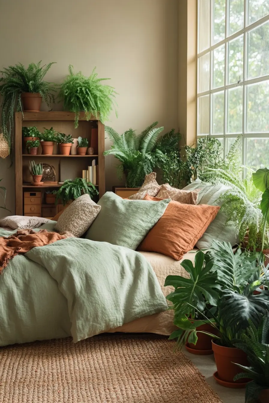 Create a Lush Retreat with Urban Jungle Bedroom Decor