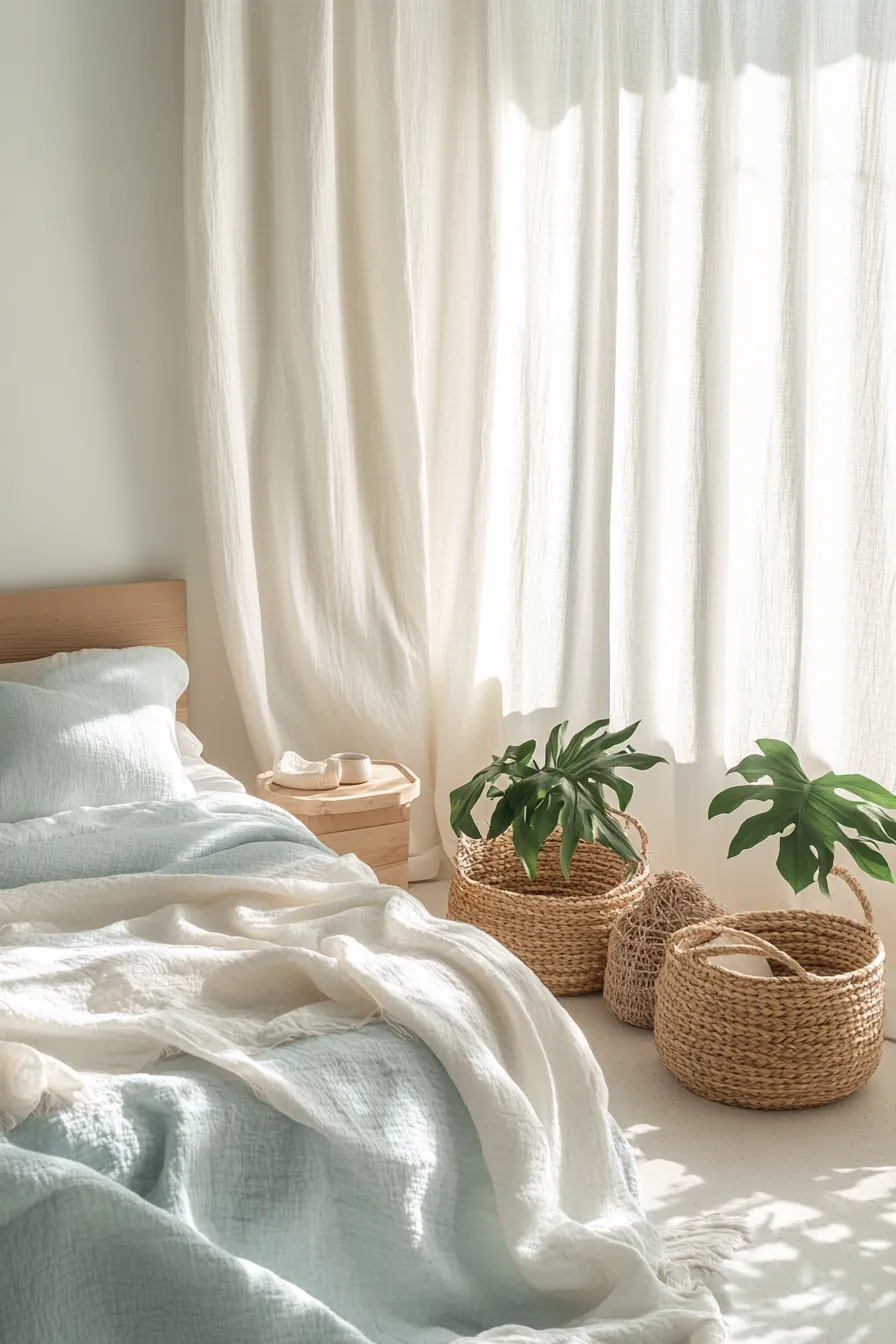 Create a Refreshing Summer Bedroom Decor Airy Colors for a Bright and Light Space