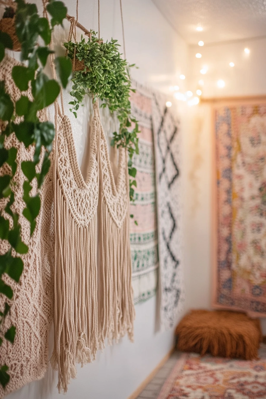 Create a Relaxing Boho Chic Bedroom Wall Feature
